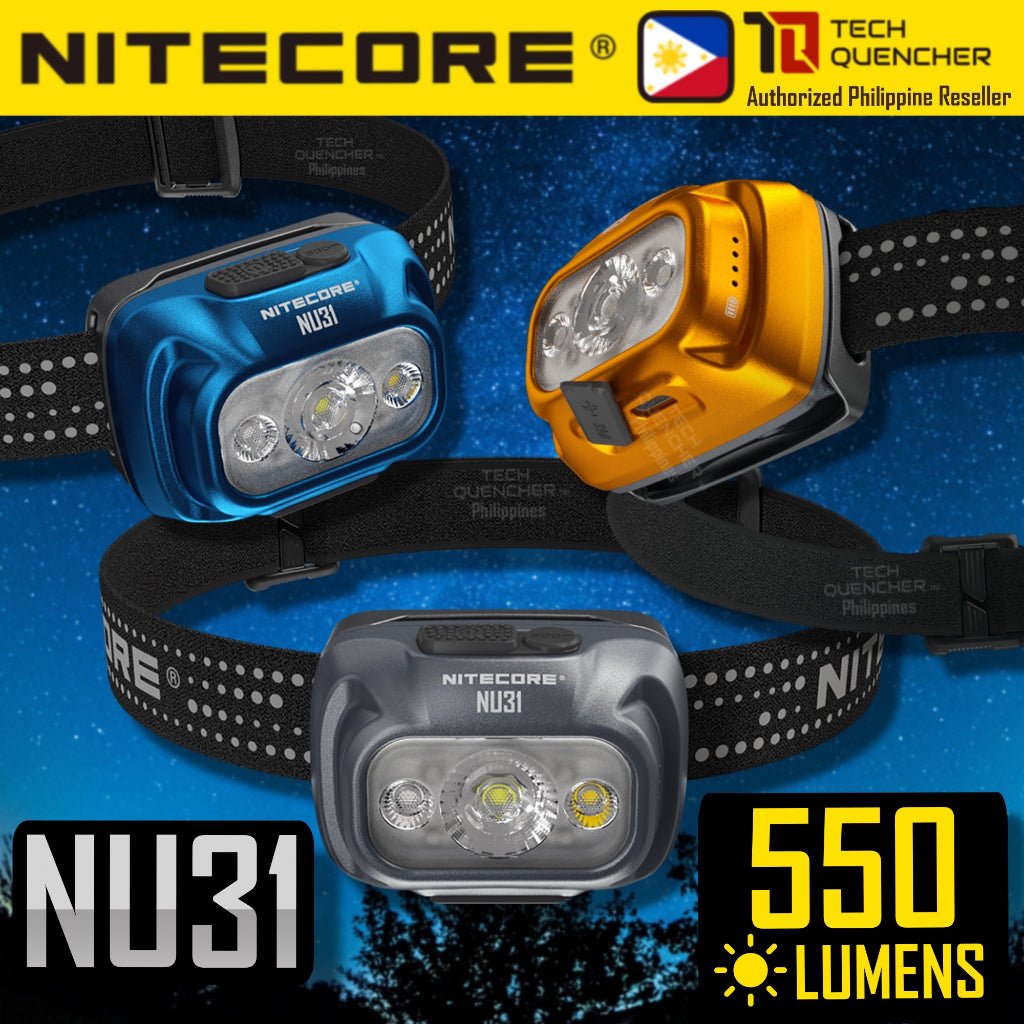 Nitecore NU31 LED Rechargeable Headlamp
