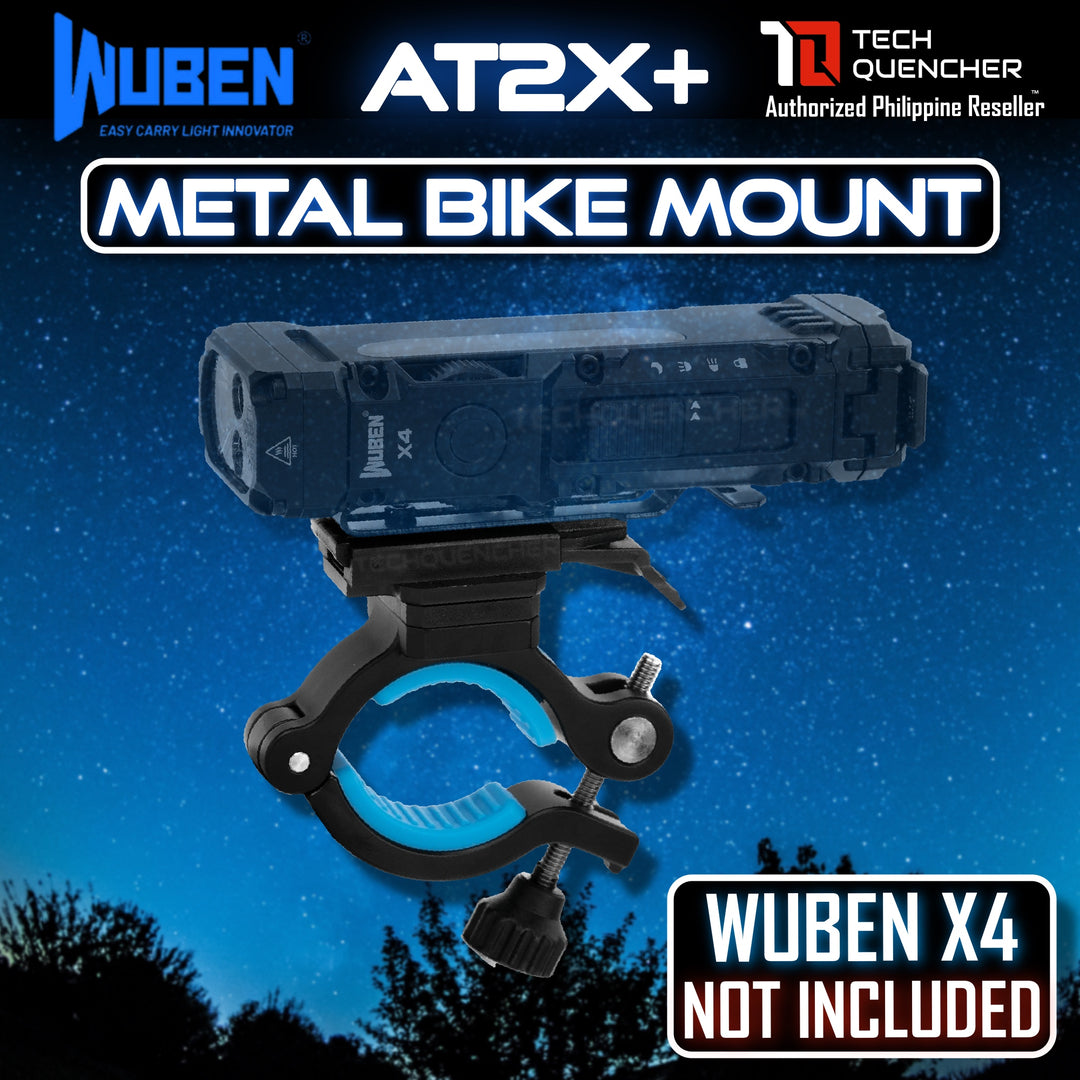 Wuben AT2X+ Bike Mount for Wuben X4 - Metal - Motorcycle Mount - Compatible with X1 and X2 Pro