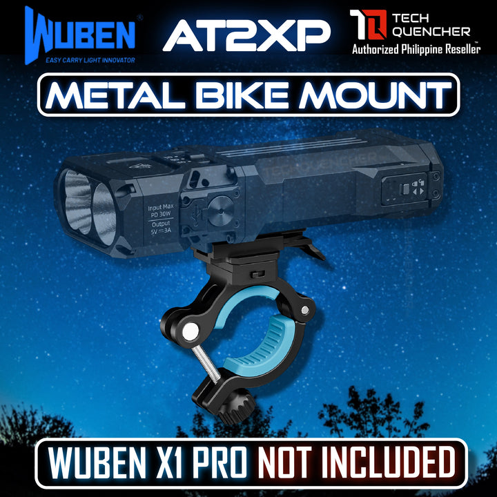 Wuben AT2XP Bike Mount for Wuben X1 Pro - Zinc Alloy Metal Bike Mount - Motorcycle Mount