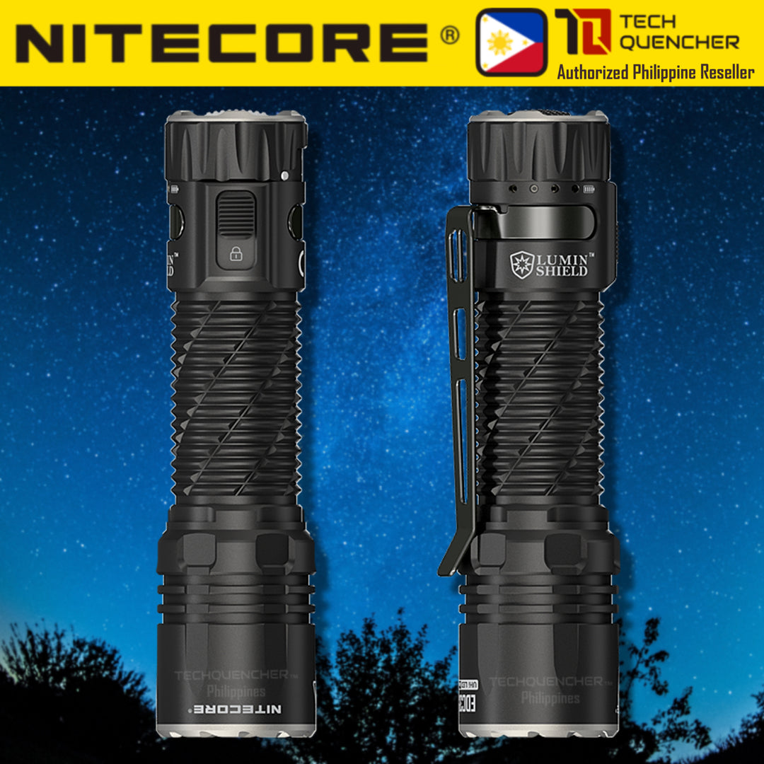 Nitecore EDC35 Flashlight with Lumin Shield - 5000 Lumens  - USB-C Rechargeable - 550m beam - IP68