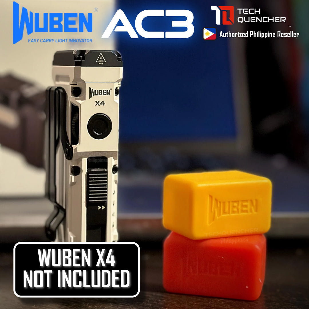 Wuben AC3 Diffuser Cap for Wuben X2 Pro and X4 Flashlight - Durable Silicone - Camping - Emergency