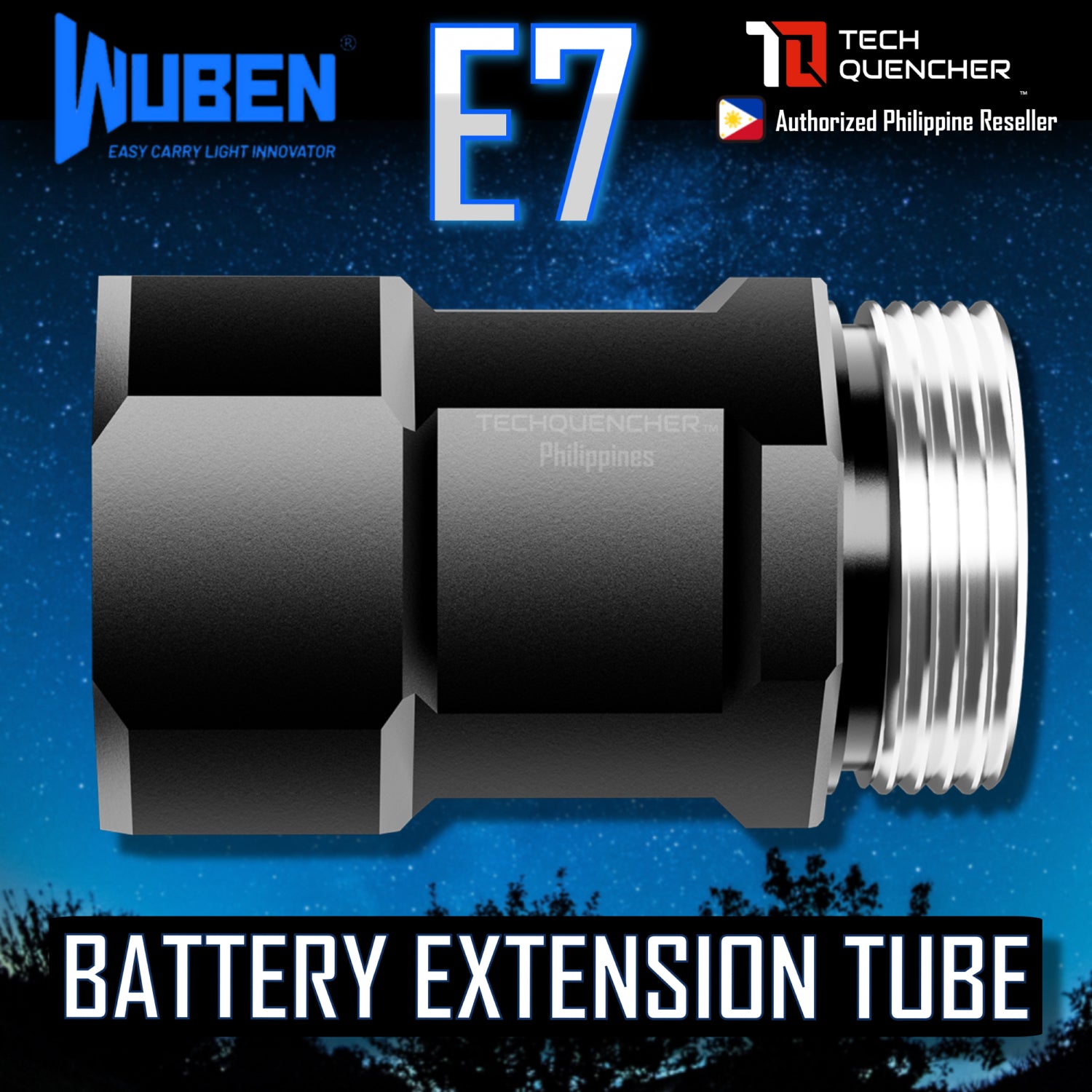 Wuben E7 Flashlight Headlamp - 1800 Lumens - Magnetic Base - Compact - AP10 Gesture Sensor - 1100mAh - 3200mAh - IP68