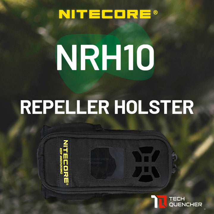 Nitecore NRH10 Repeller Holster for EMR10 - 600D Water Resistant Fabric - Battery and Mat Storage