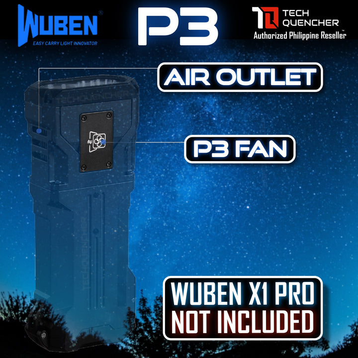 Wuben P3 Cooling Fan Module for Wuben X1 Pro - Replaceable Fan - Modular - Active Cooling Fan