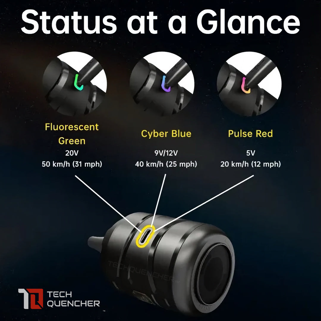 Nitecore BB Nano Wired - Portable Electronic Blower - USB-C Powered - Camera Cleaning - RGB - Vacuum