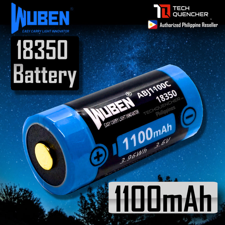 Wuben E7 Flashlight Headlamp - 1800 Lumens - Magnetic Base - Compact - AP10 Gesture Sensor - 1100mAh - 3200mAh - IP68