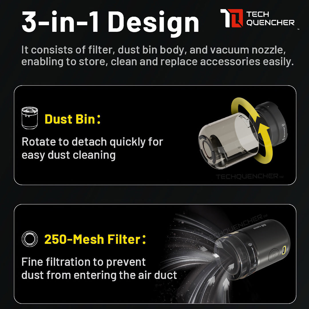 Nitecore NIA007 Extension Vacuum Kit for BB Nano and BB Nano Wired - Camera Blower Cleaner