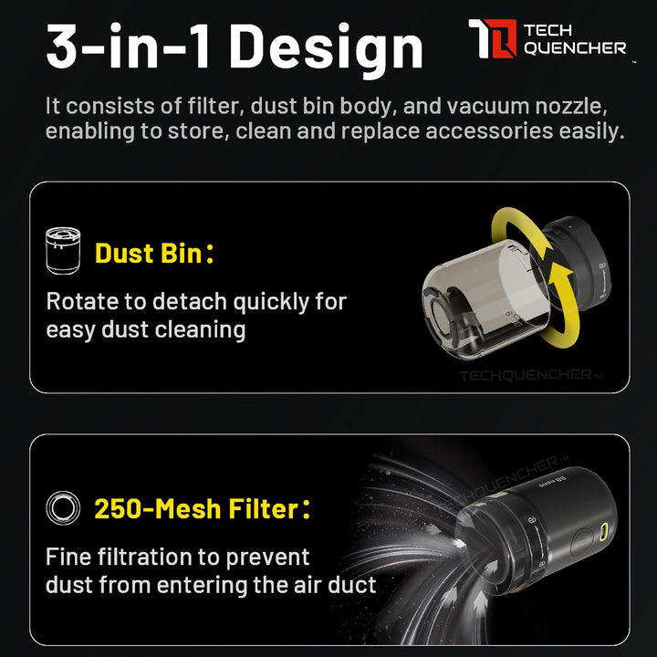 Nitecore NIA007 Extension Vacuum Kit for BB Nano and BB Nano Wired - Camera Blower Cleaner