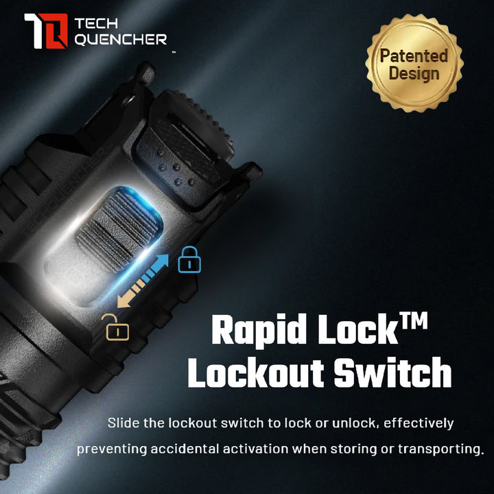 Nitecore P27iX Flashlight - 5000 Lumens - Customizable - 5500mAh Battery - Lock Switch- USB-C - IP68