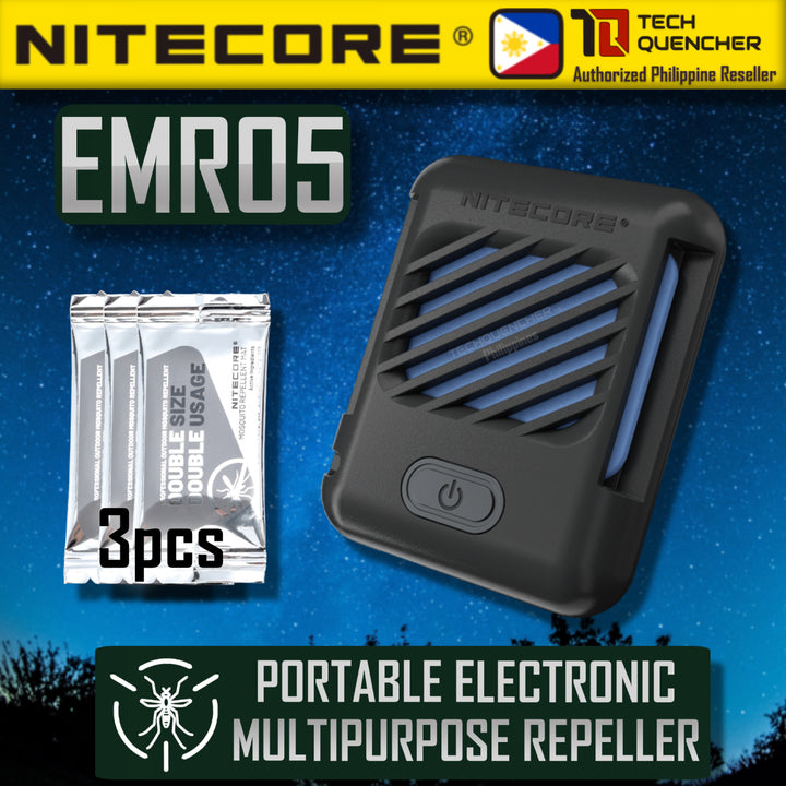Nitecore EMR05 Portable Electronic Multipurpose Repeller- 16ft Protection - USB-C  Input - 39grams