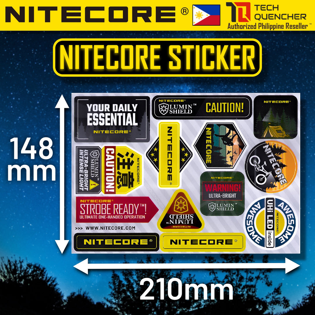 Nitecore Sticker - Original Design by Nitecore - Stickers