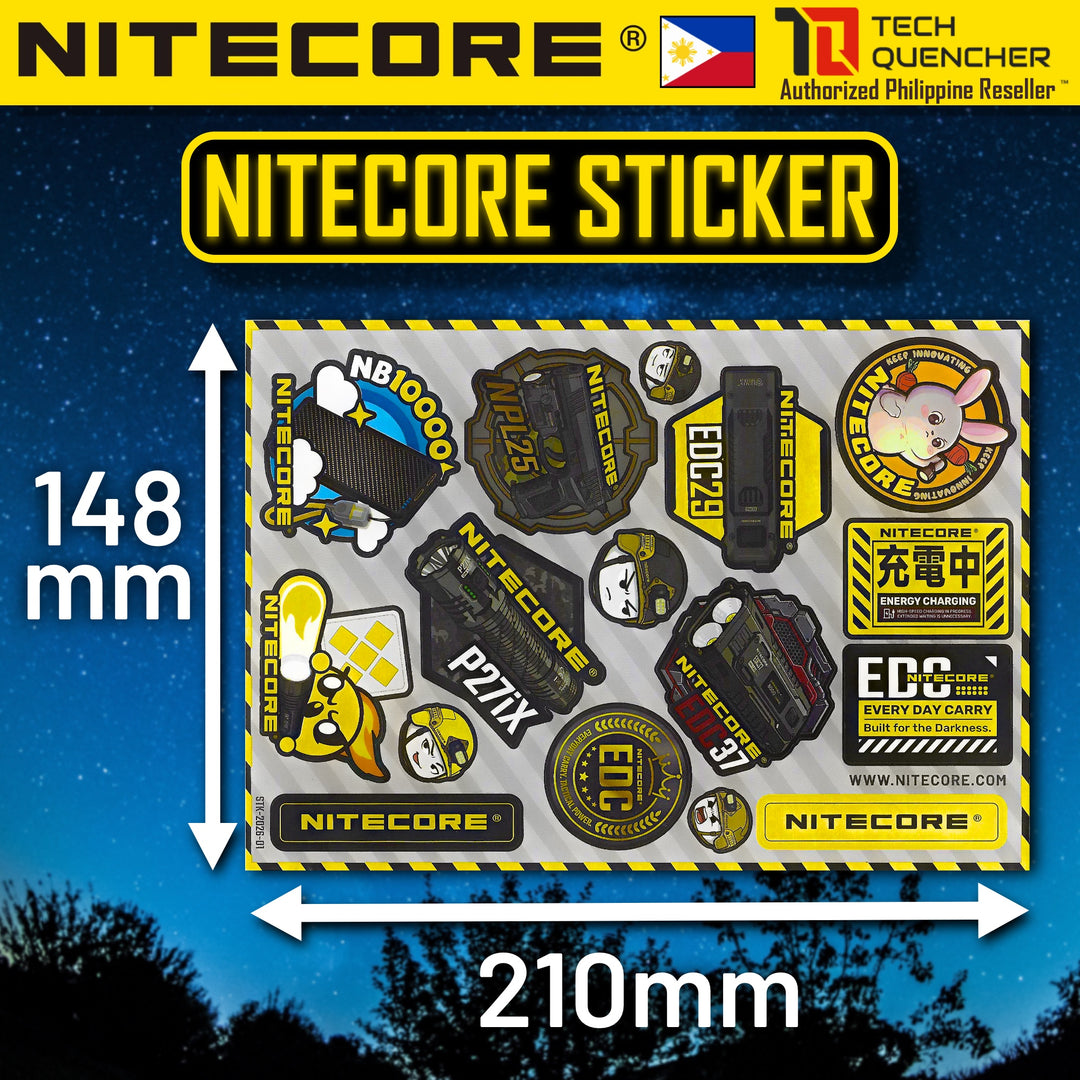 Nitecore Sticker - Original Design by Nitecore - Stickers