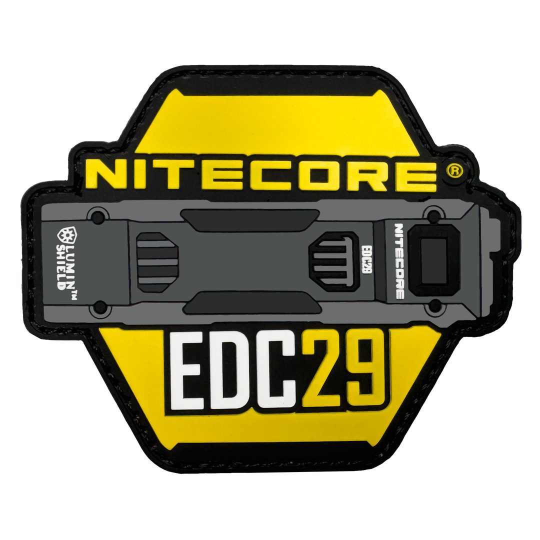 Nitecore Velcro Patch - Morale Patch - Embroidered Badge - For Bag Backpack Caps Vest Slingbag