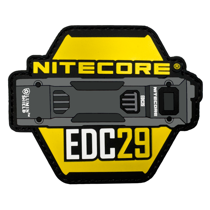 Nitecore Velcro Patch - Morale Patch - Embroidered Badge - For Bag Backpack Caps Vest Slingbag
