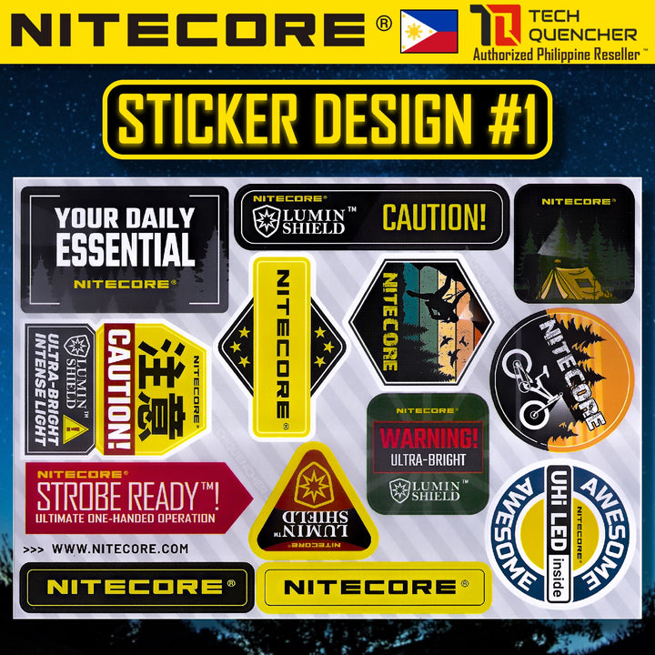Nitecore Sticker - Original Design by Nitecore - Stickers