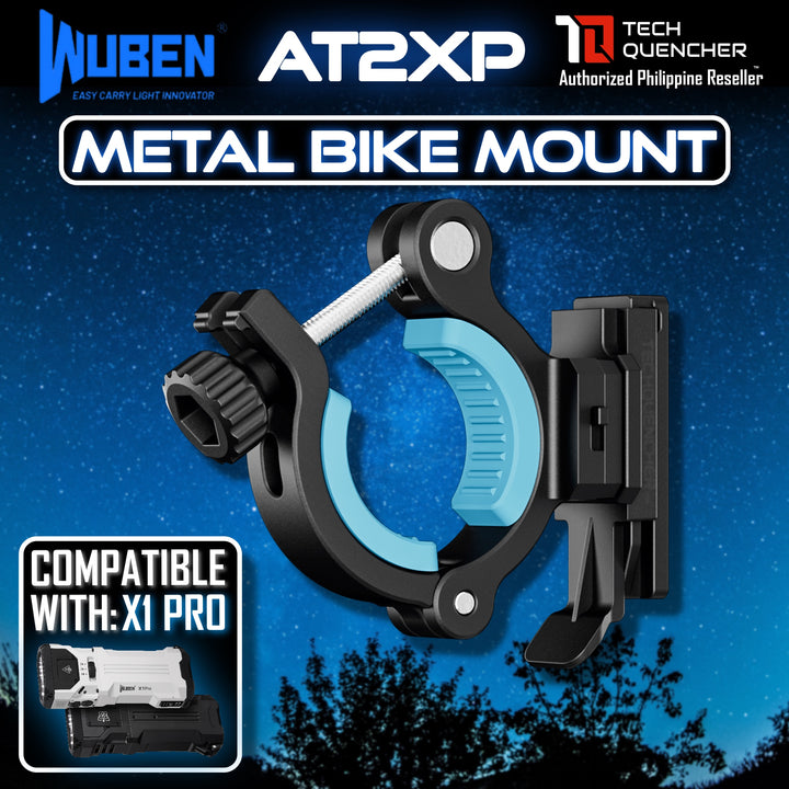 Wuben AT2XP Bike Mount for Wuben X1 Pro - Zinc Alloy Metal Bike Mount - Motorcycle Mount