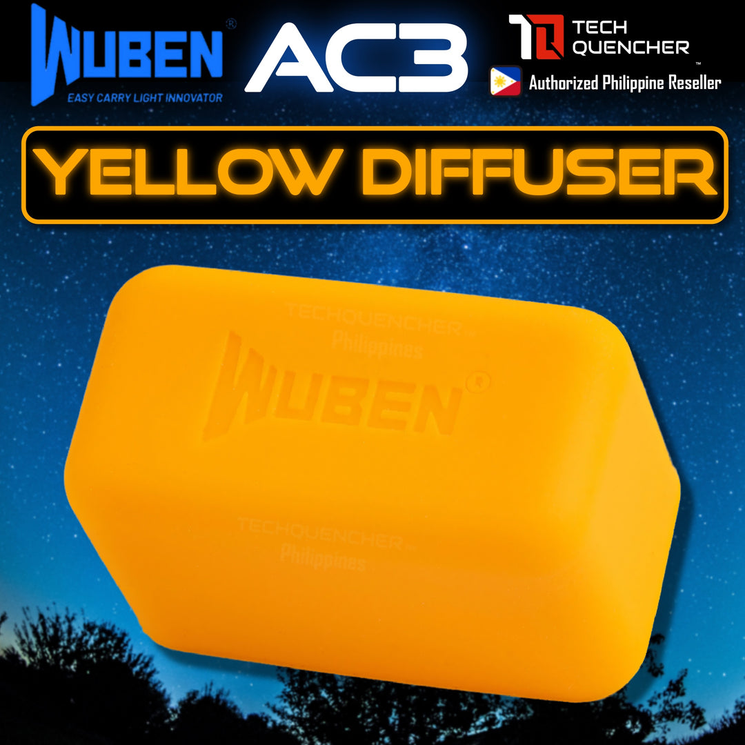 Wuben AC3 Diffuser Cap for Wuben X2 Pro and X4 Flashlight - Durable Silicone - Camping - Emergency