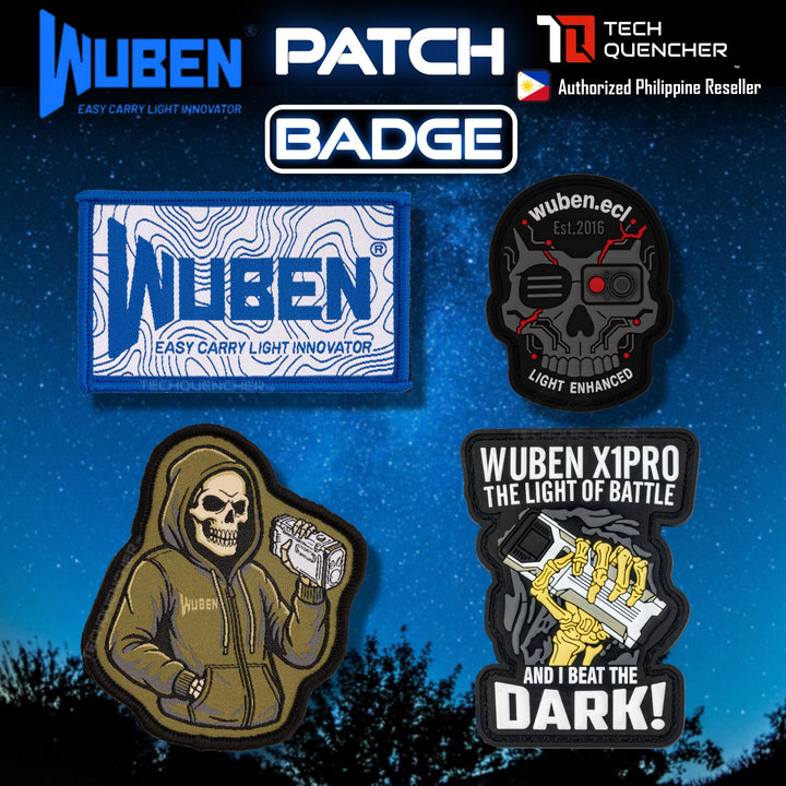 Wuben Patch - Morale Patch - Embroidered Badge - For Bag Backpack Caps Vest Slingbag