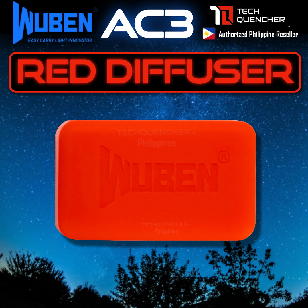 Wuben AC3 Diffuser Cap for Wuben X2 Pro and X4 Flashlight - Durable Silicone - Camping - Emergency