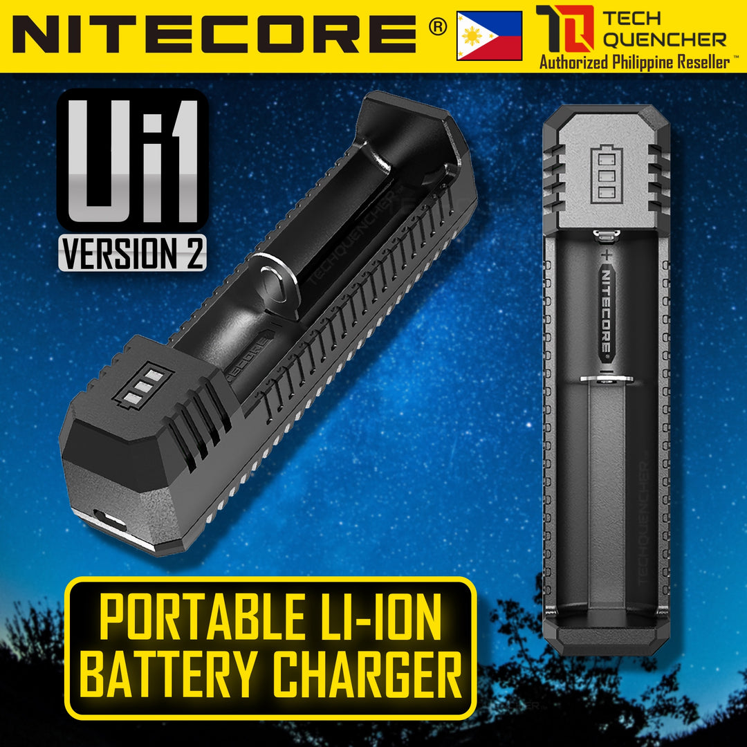 Nitecore UI1 Portable USB-C Li-ion Battery Charger - Single Slot