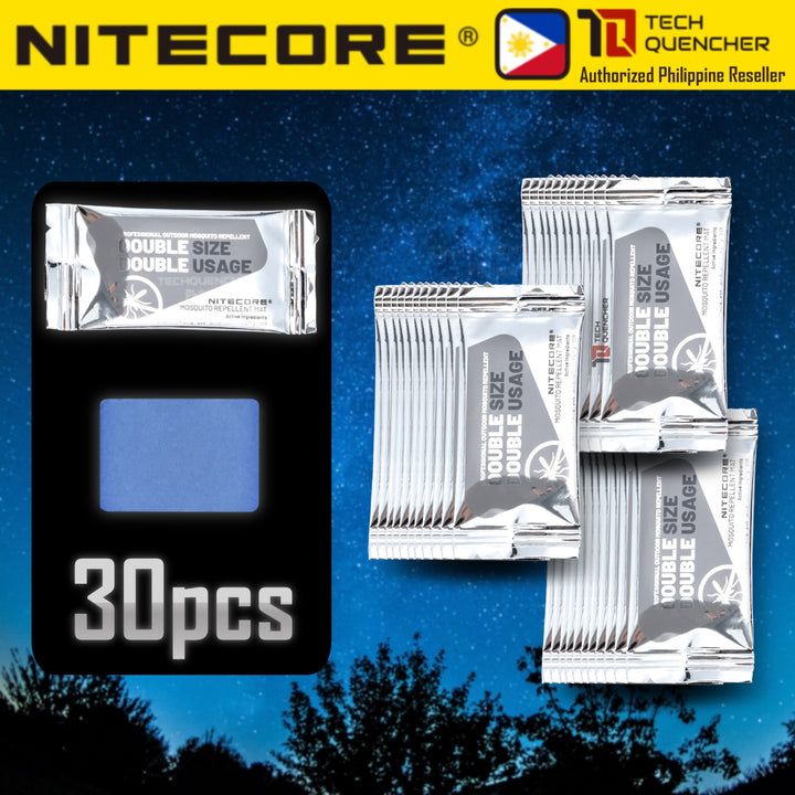 Nitecore MRM10 Mosquito Repellent Mats - 30pcs per box - For EMR05 EMR06 EMR10 EMR20 EMR30 SE EMR40