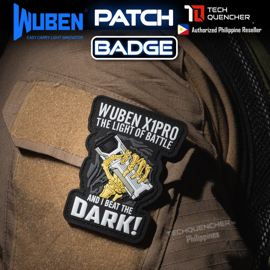 Wuben Patch - Morale Patch - Embroidered Badge - For Bag Backpack Caps Vest Slingbag