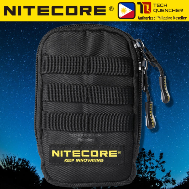 Nitecore NPP30 Pocket Pouch - 500D Water Resistant Polyester Fabric - Expansion Straps - Expansion Modes - Bag