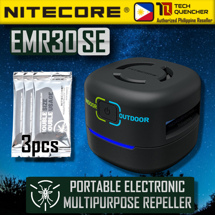 Nitecore EMR30 SE Portable Electronic Multipurpose Repeller -Active Diffusion - 5mins Quick Effect