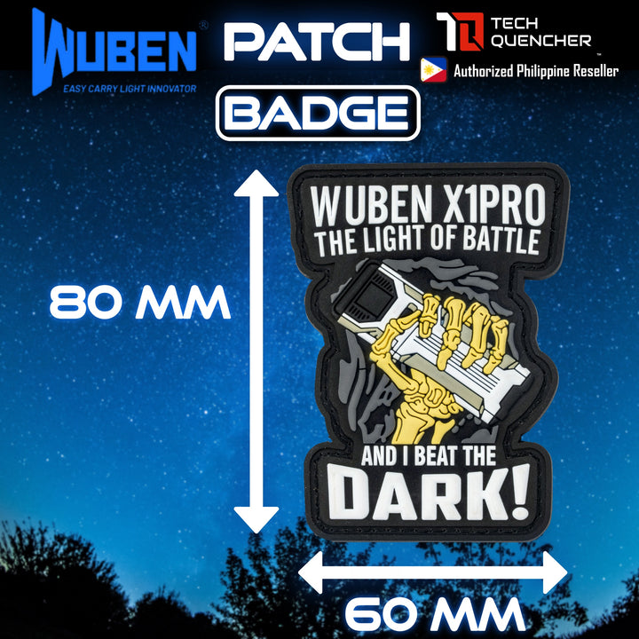 Wuben Patch - Morale Patch - Embroidered Badge - For Bag Backpack Caps Vest Slingbag