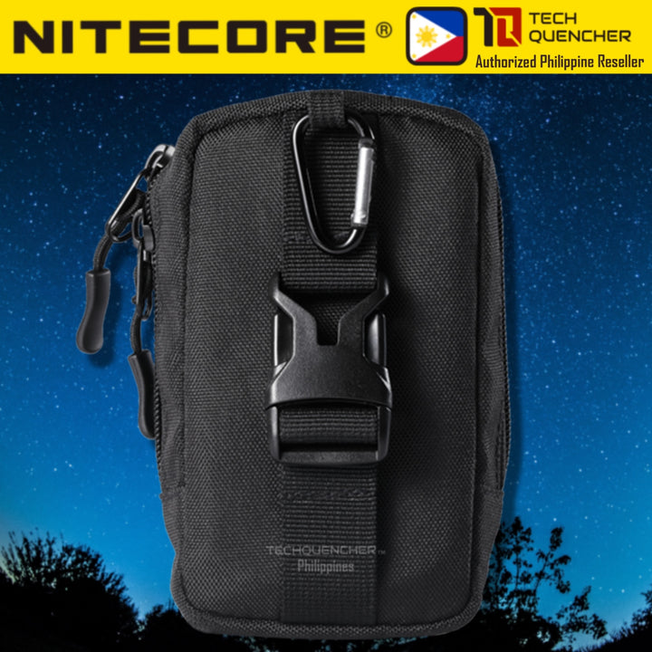 Nitecore NPP30 Pocket Pouch - 500D Water Resistant Polyester Fabric - Expansion Straps - Expansion Modes - Bag