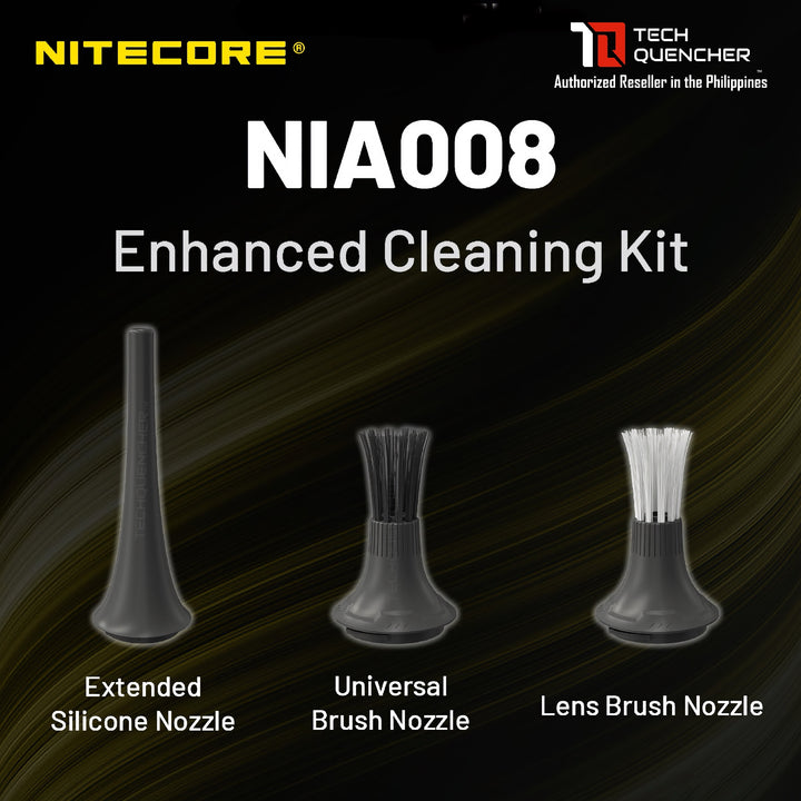 Nitecore NIA008 Enhanced Cleaning Kit for BB Nano and BB Nano Wired - Camera Blower -Multiple Nozzle