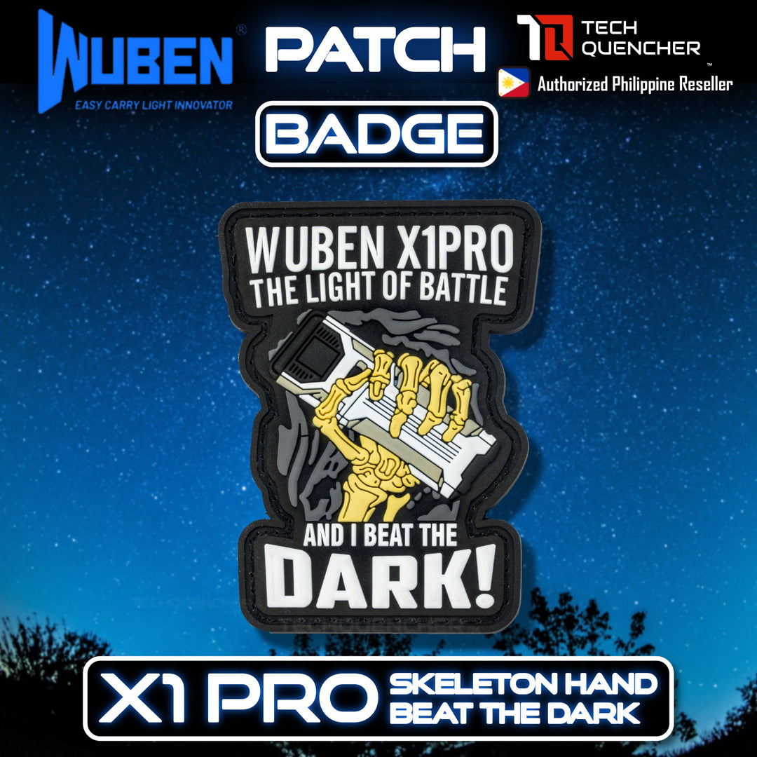 Wuben Patch - Morale Patch - Embroidered Badge - For Bag Backpack Caps Vest Slingbag