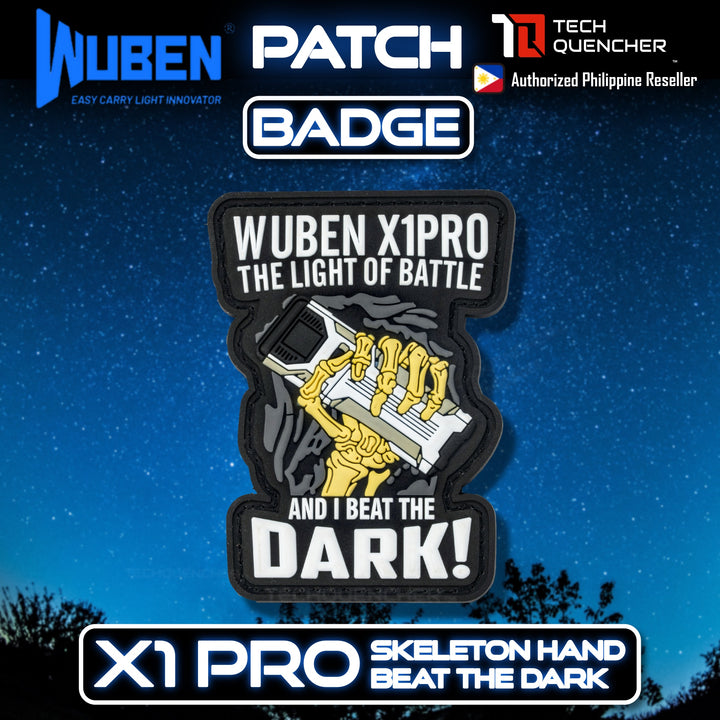 Wuben Patch - Morale Patch - Embroidered Badge - For Bag Backpack Caps Vest Slingbag