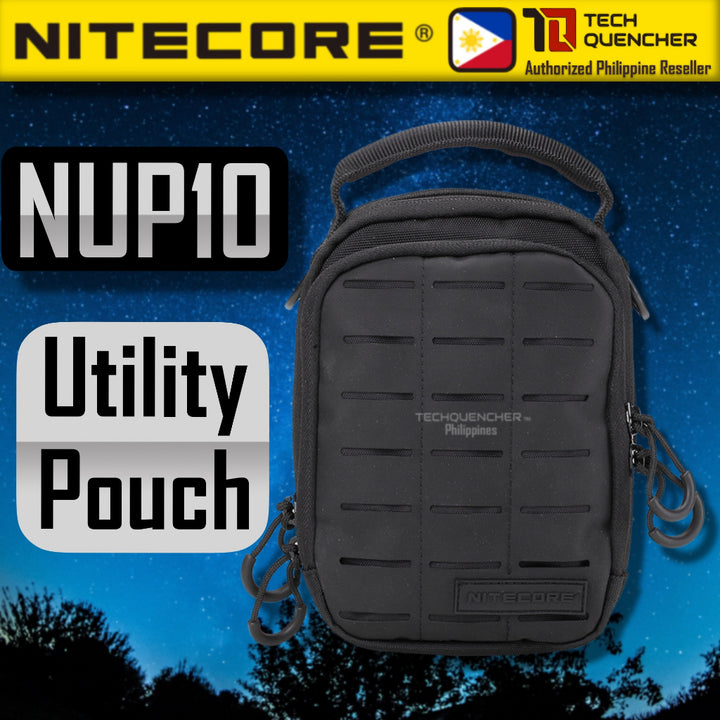 Nitecore NUP10 Utility Pouch - Hypalon Rubber  - Molle System - 1000D Fabric - EDC - Modular Bag