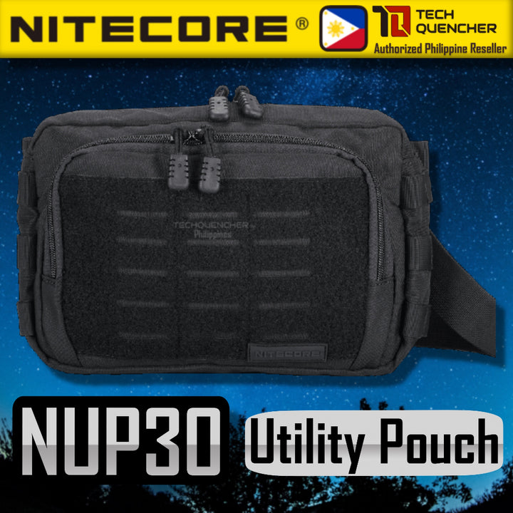 Nitecore NUP30 Utility Pouch - Cross Body Bag  - Molle System - 600D Fabric - EDC - Modular