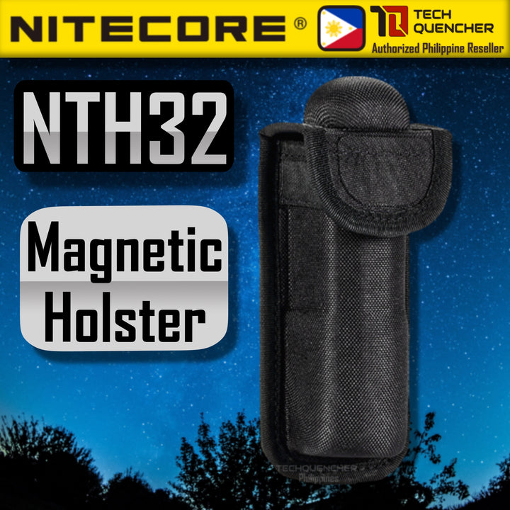 Nitecore NTH32 Flashlight Holster - Magnetic - Tactical Hardshell - EDC - P23i P20iX P20i