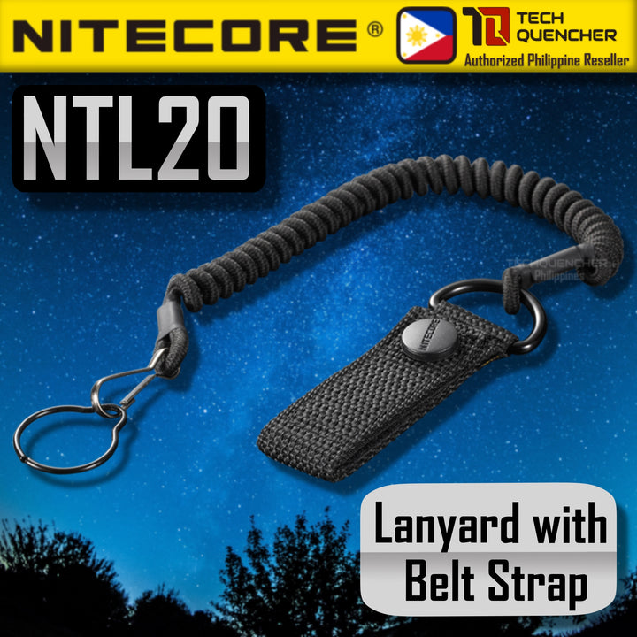 Nitecore NTL20 Tactical Lanyard with Belt Strap - Flashlight - EDC
