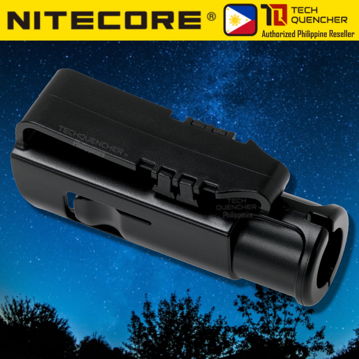 Nitecore NTH10 Holster -  Slim Profile Hard Holster -  Supports 1 inch - 25.4mm Diameter Flashlight