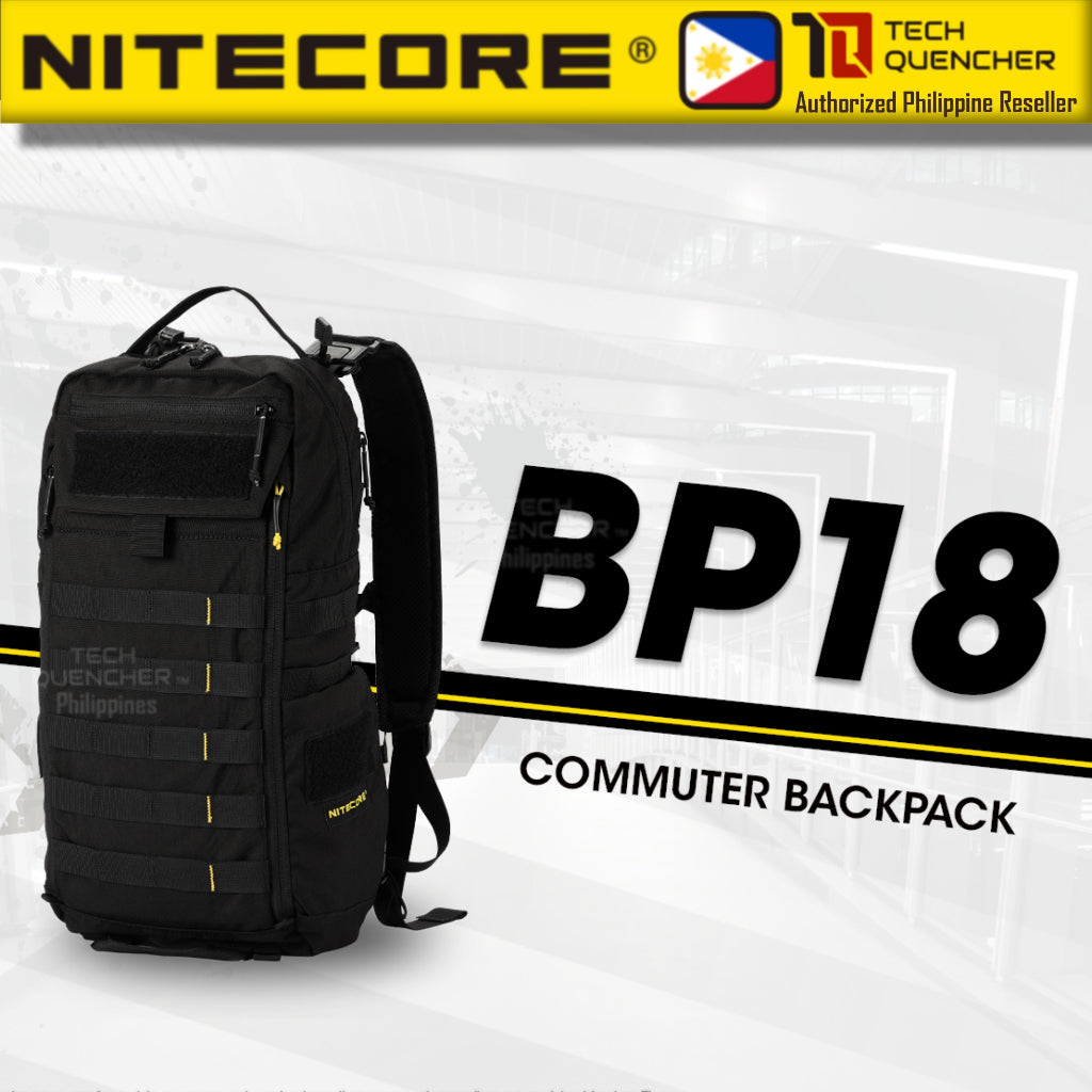 Nitecore BP18 Backpack 18L -  Commuter - Travel - Water Resistant  - 14 inch Laptop - Sling Bag Mode