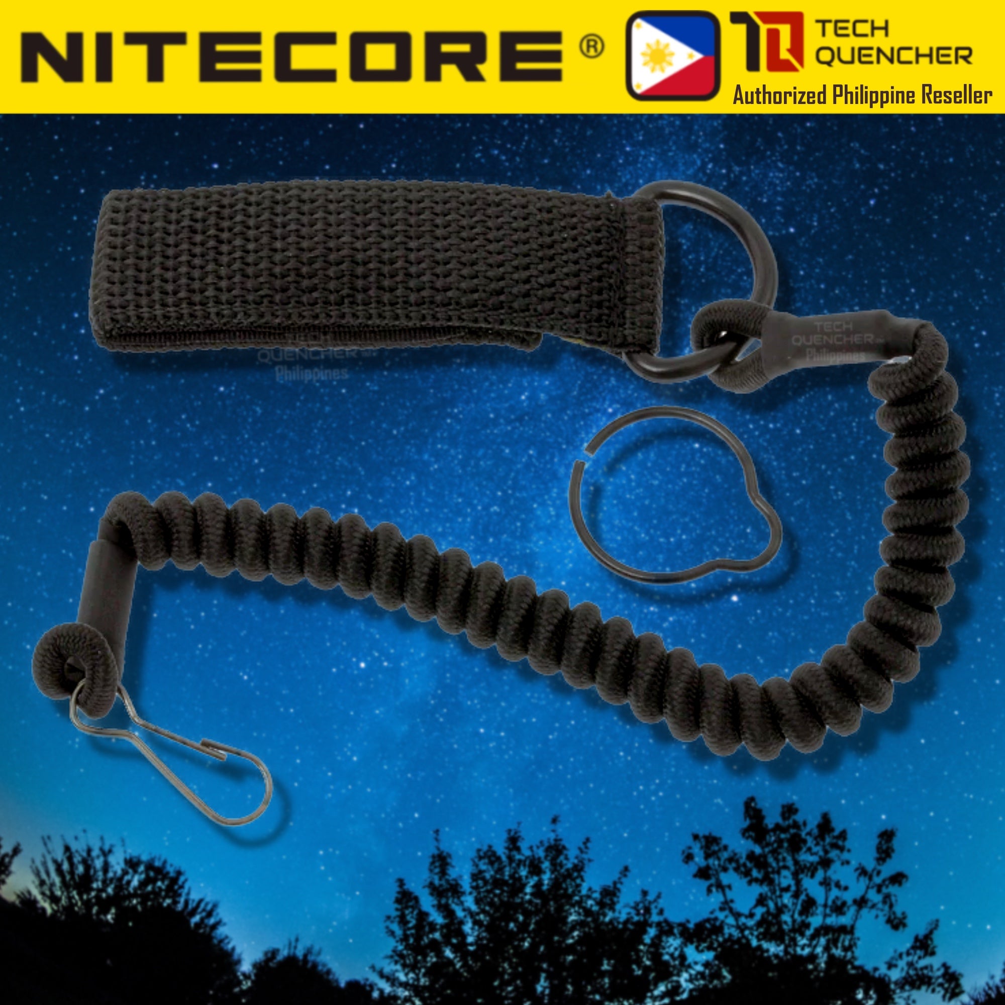 Nitecore NTL20 Tactical Lanyard with Belt Strap - Flashlight - EDC