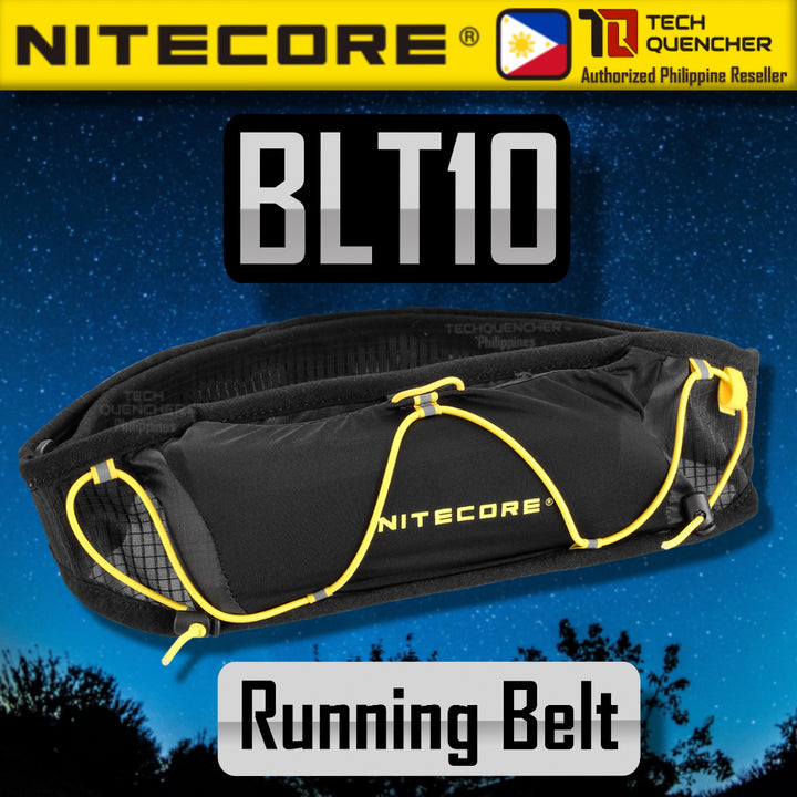 Nitecore BLT10 Running Belt - Lightweight - Breathable - Anti Slider - Belt Bag - Fanny Pack