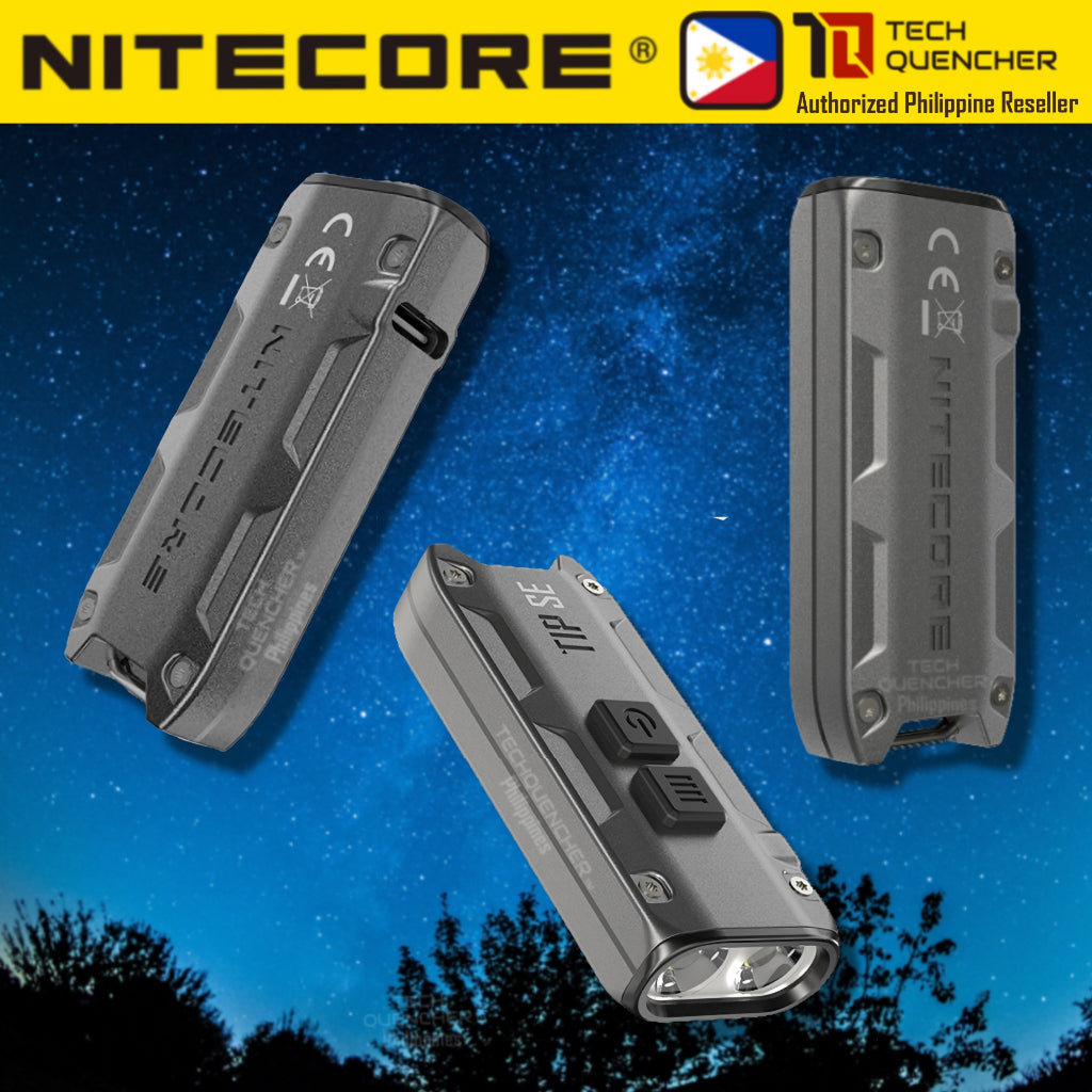 Nitecore TIP SE Flashlight -700 Lumens - Dual Core - USB-C Rechargeable 500mAh - IP54  - Keychain