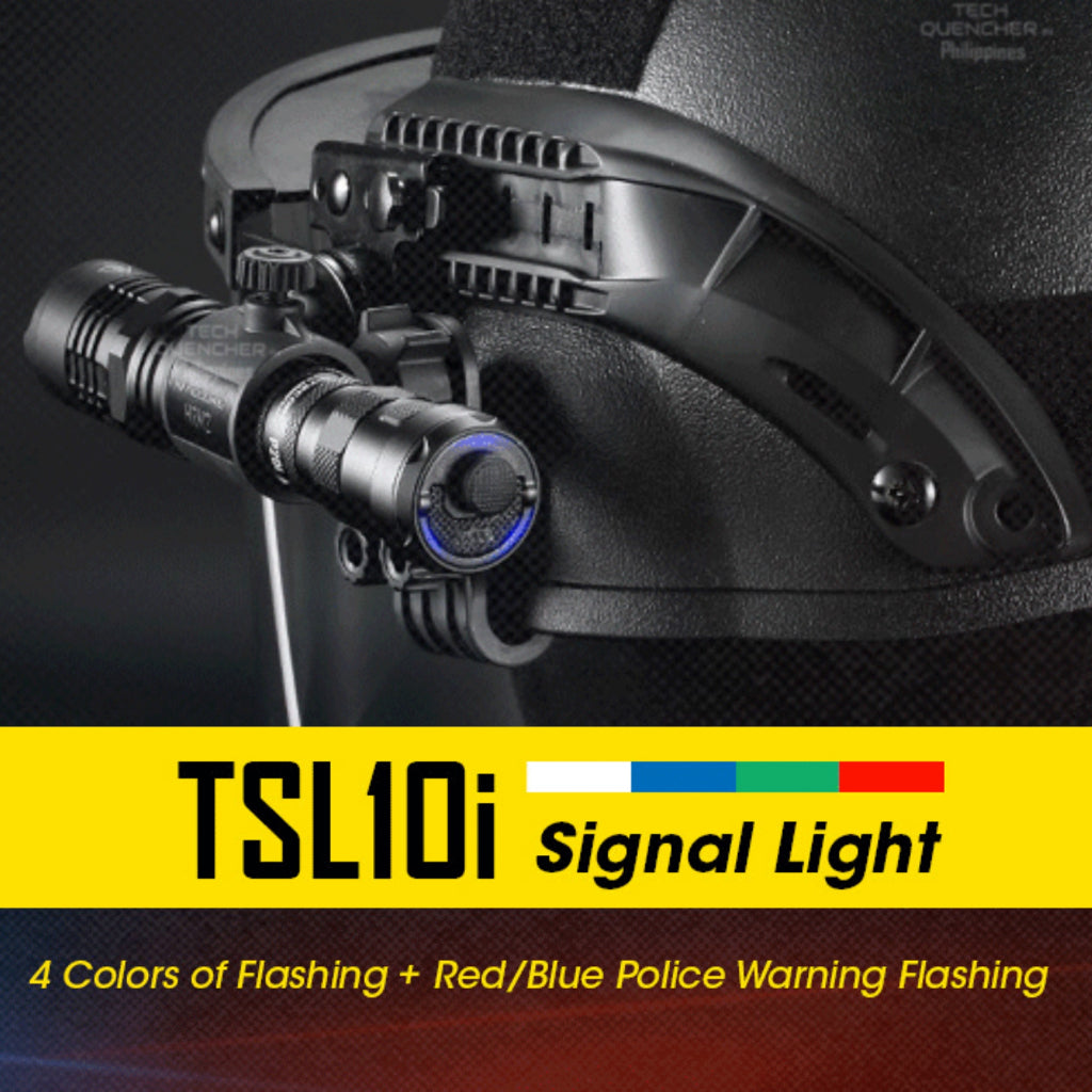 Nitecore TSL10i Tailcap - Signal Light - Flashing - Red / Blue / Green / White - EDC - I Series