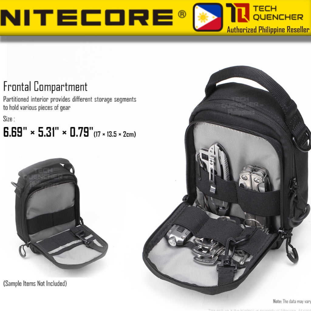 Nitecore NUP10 Utility Pouch - Hypalon Rubber  - Molle System - 1000D Fabric - EDC - Modular Bag