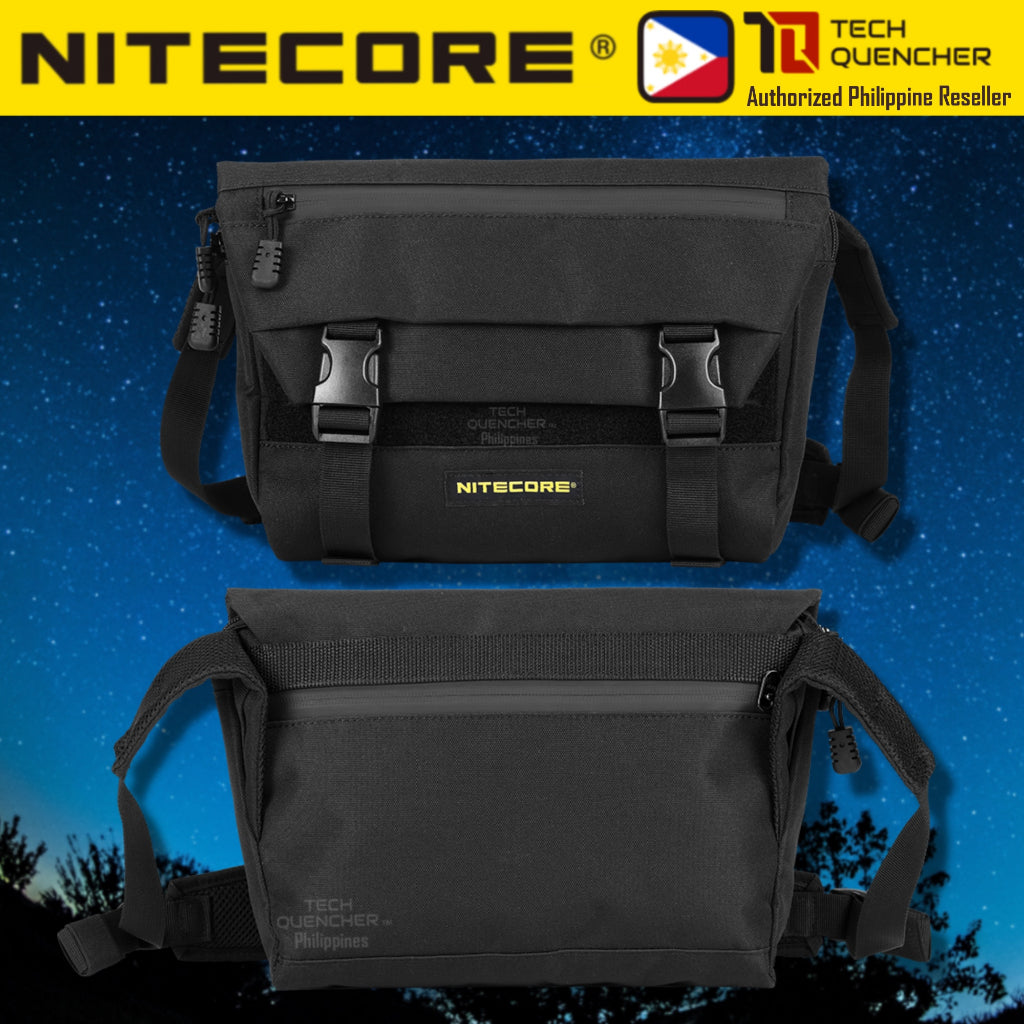 Nitecore SLB02 Sling Bag - Messenger Bag - 2L - Molle System - 500D Fabric - YKK Zipper - EDC - Ipad