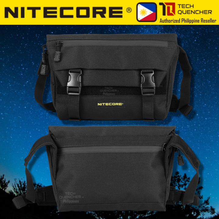 Nitecore SLB02 Sling Bag - Messenger Bag - 2L - Molle System - 500D Fabric - YKK Zipper - EDC - Ipad