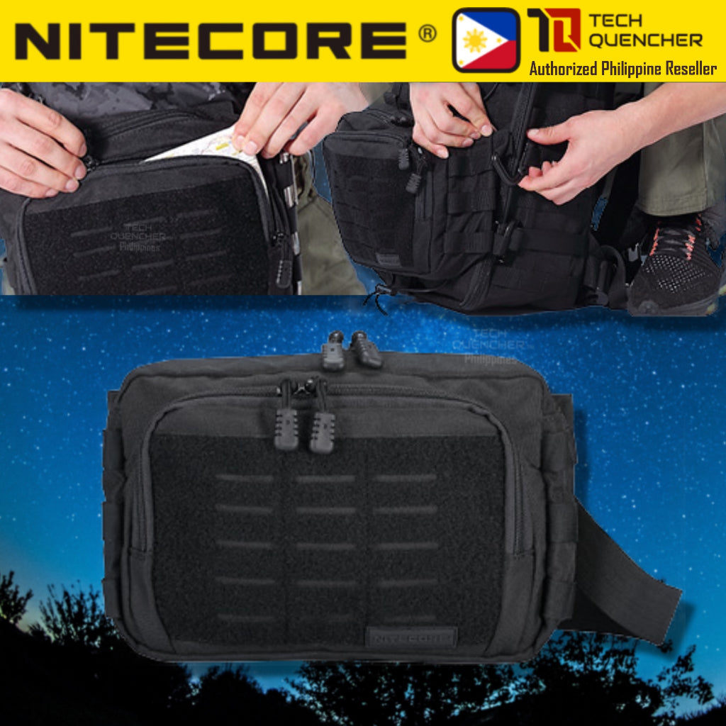 Nitecore NUP30 Utility Pouch - Cross Body Bag  - Molle System - 600D Fabric - EDC - Modular