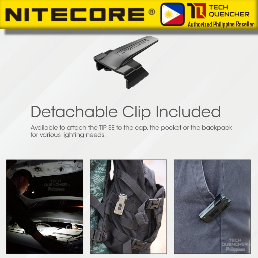 Nitecore TIP SE Flashlight -700 Lumens - Dual Core - USB-C Rechargeable 500mAh - IP54  - Keychain