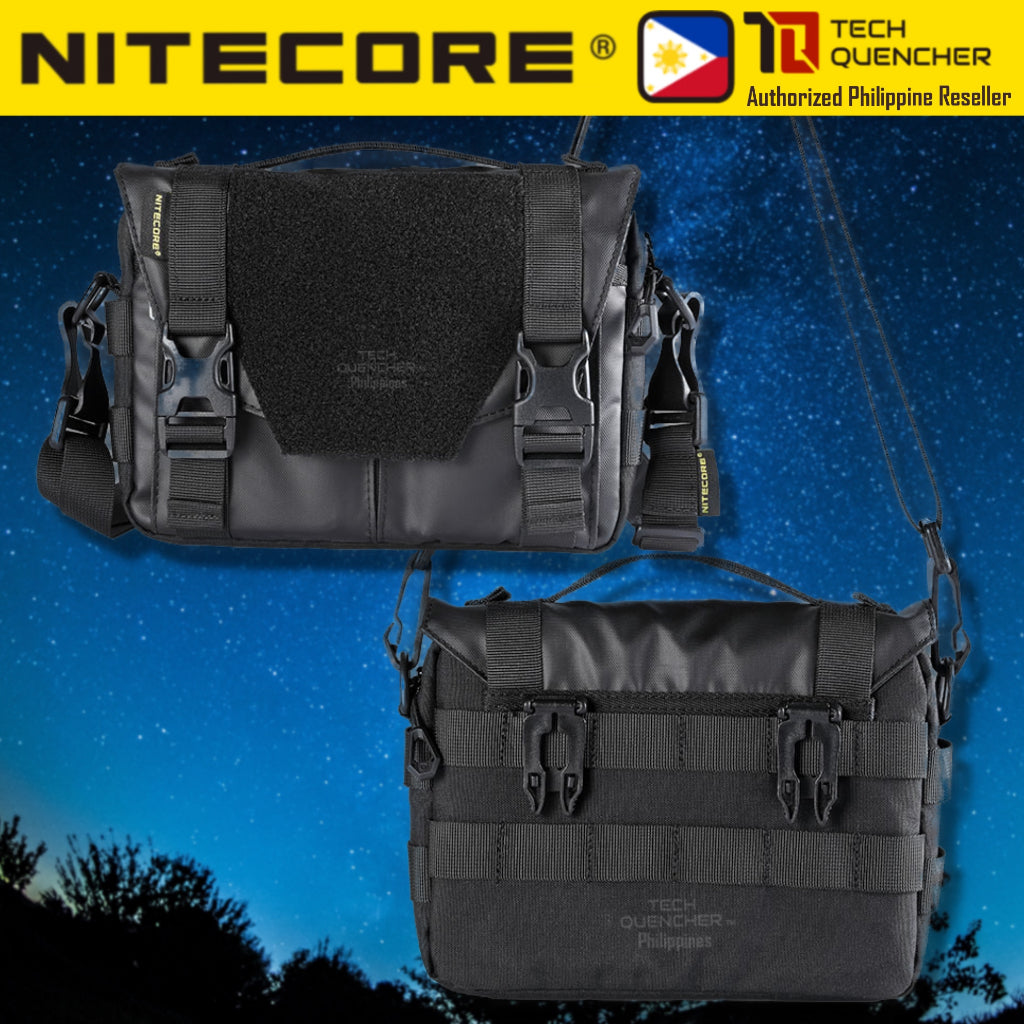 Nitecore SLB05 Sling Bag - Commuter Bag - 2L - Molle System - 500D Fabric - YKK Zipper - EDC - Ipad