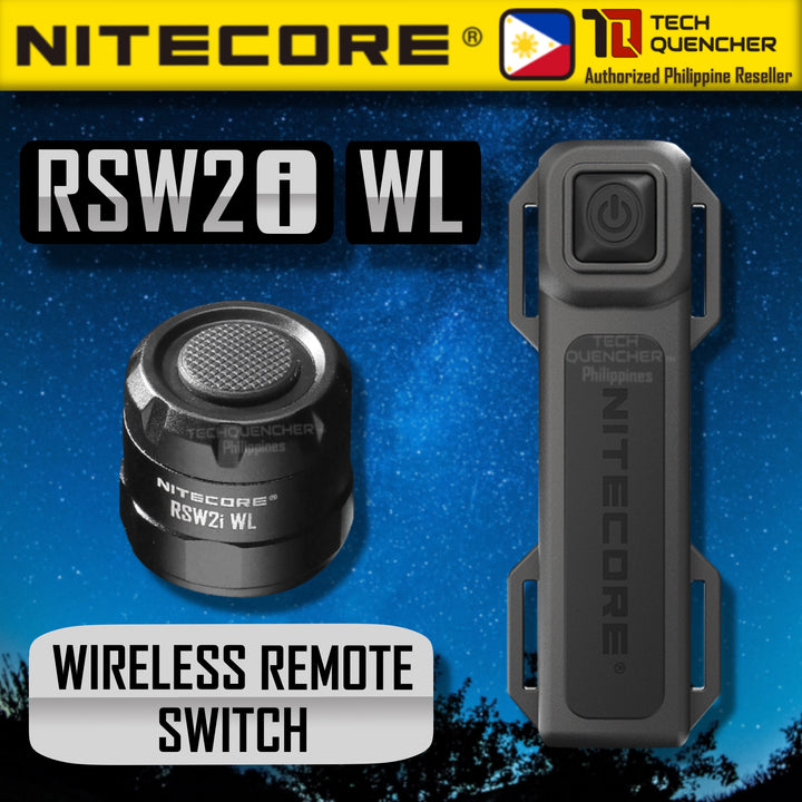 Nitecore RSW2i WL Wireless Remote Switch Flashlight -  P35i P20ix P10iX P30i - Tactical EDC